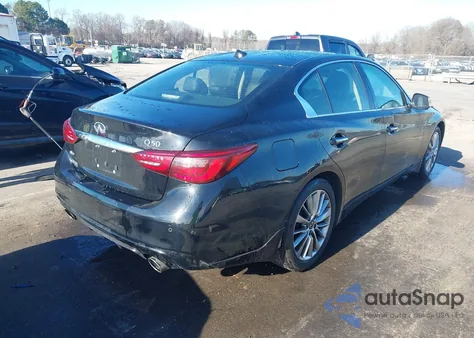 2021 Infiniti Q50 Luxe Awd из США, поврежденный, VIN JN1EV7BR5MM752211